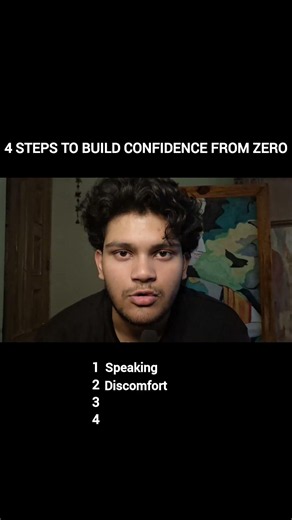 4 Steps to build confidence from Zero !