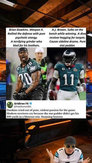 Brian Dawkins vs AJ Brown: The Unspoken Truth #nfl #nflopa