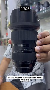9.4K views · 80 reactions | Sigma 24-35mm f2 for Canon EF Mount Available #photography #camera #sigma #canon #subhammdigital | SUBHAMM DIGITAL | Facebook