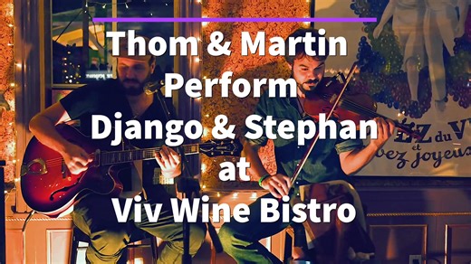 The 1930s European Jazz was dominated by two amazing musicians Django Rineheardt and Stephan Grappelli their all-string Quintette du Hot Club de France was hugely popular before WWII. Key West has its own version of Django & Stéphan - Thom LaFond and Martin Sedlak perform their music at ViV Wine Bistro The Soul of Key West, Vol. III: https://soul-of-keywest.com/order-now/ Check out more photos & stories: https://soul-of-keywest.com/ | Soul of Key West