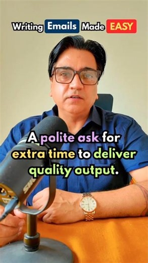 How to Politely Ask for a Deadline Extension to Ensure Quality #shorts #emails