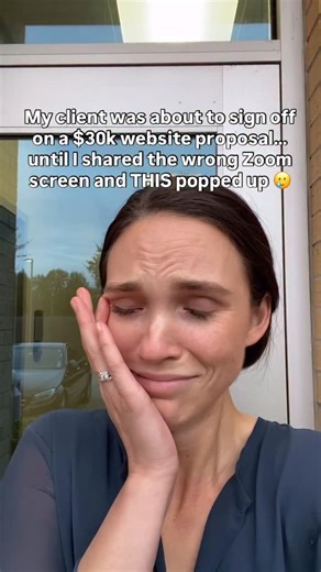 BAILEY | WEBSITE DESIGN AND BRAND DESIGN on Instagram: "It’s a jokeeeeeee! It’s a joke!藍 I have accidentally shared some pretty crazy things on zoom calls though lol What’s the craziest thing you’ve accidentally shared on your screen? Let’s hear it! ⬇️ . . . #businesshumor #businessjokes #womanownedbusiness"