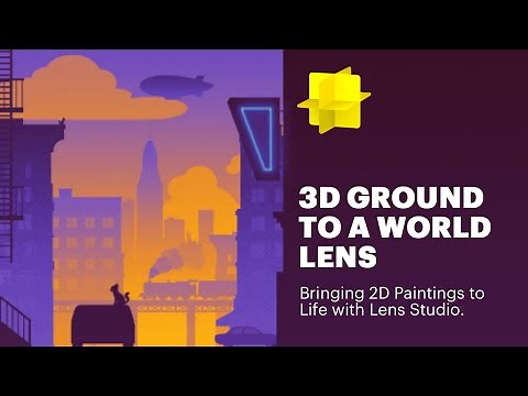 3D ground to a World Lens