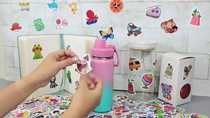 ALODNY 200 PCS Water Bottle Stickers for Kids Cute Sticker,Waterproof Vinyl Stickers for Water Bottles laptops,Kawaii Stickers for Kids Classroom Prize Boys Girls Teens