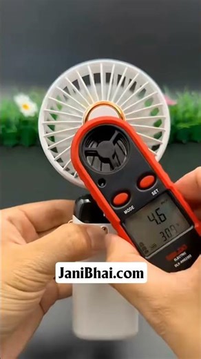 Rechargeable Hand Fan with LED Display 5 Speed Portable Mini Fan #HandFan #PortableFan #MiniFan