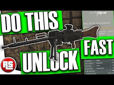LMG 08/18: How to UNLOCK new LMG (FAST!) Battlefield 1 Apocalypse DLC , lmg 08\\/18
