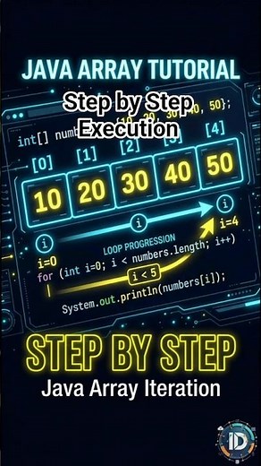 👉 Java One Dimensional Array Explained Step by Step