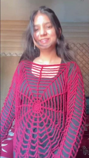 Crochet spider web top #crochetpatterns #crochet #spider #handmade #crochettutorial