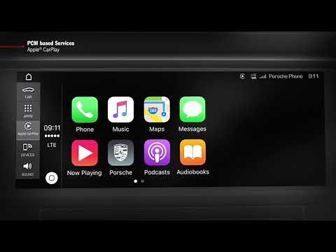 How to Video Panamera (G2) "PCM based Services - Apple© CarPlay"