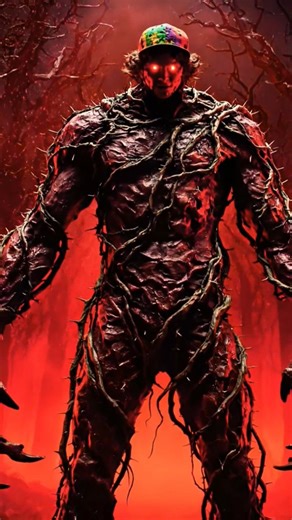 Dustin Transforms Into Vecna 😱 | Stranger Things AI VFX | VEO 3 Edit