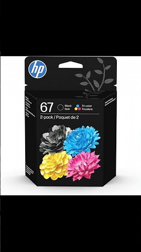 HP 67 Ink Cartridges for Home Office Printer Setup