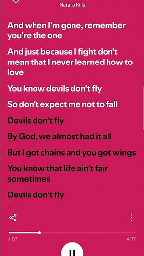 Devil's Don't Fly Natalia kills (Lyrics) Show