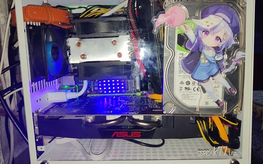 傻瓜超人k77装机效果，matx机箱最佳选择