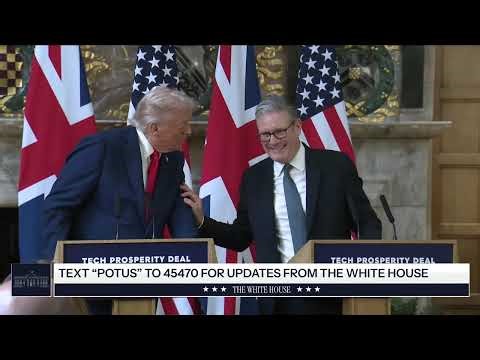 President Trump Participates in a Press Conference with Prime Minister Keir Starmer