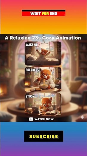 A Cozy Animated Morning Routine 🌅 | Eat. Ride. Study | Relaxing Animation