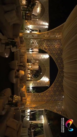 Luxury Wedding Decor by Modern Events | Elegant Drapes & Dreamy Lighting