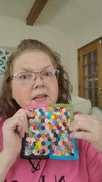 The 1/4" EPP Hexagon Mini Quilt is complete!