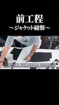 Explaining the pre-production process of a jacket!