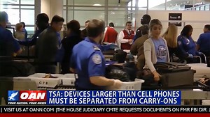14K views · 210 reactions | New TSA regulations require electronics larger than a cell phone be x-rayed separately from other carry-on items. One America's Ana Nelson has more on the screening guideline. | One America News Network | Facebook