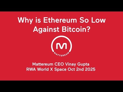 Why is Ethereum So Low Against Bitcoin?