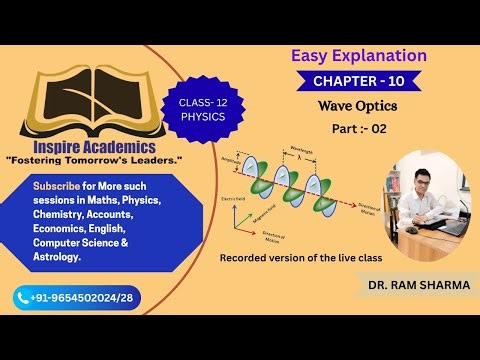 🌊 Wave Optics Part 02 |Super Position & Interference Explained | Class 12 Physics