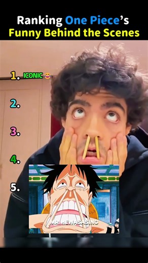 Ranking One Piece's Funny Behind the Scenes #onepiece