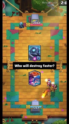 Mini P.E.K.K.A vs Wizard Trio | Clash Royale