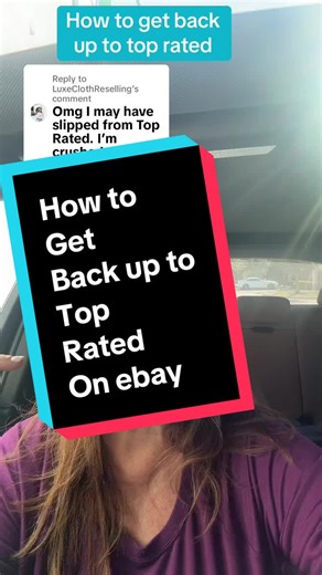 Strategies to Regain Top Rated Seller Status on eBay
