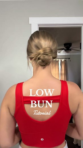 Quick and Simple 10 Second Low Bun Tutorial
