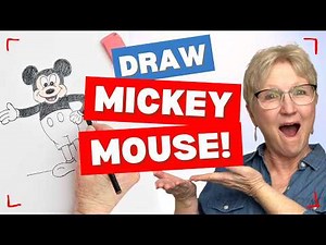 How to Draw Mickey Mouse (EASY Step-by-Step for Kids!) 🐭✏️ Beginner Drawing Tutorial