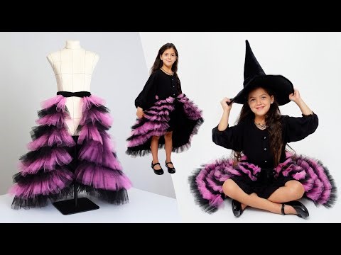 DIY Witch Tutu Skirt for Halloween 🎃 | Easy Costume Idea!