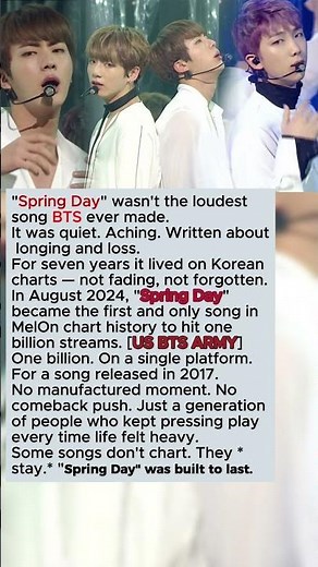 BTS's 'Spring Day' Just Made History That No Song Has Ever Done