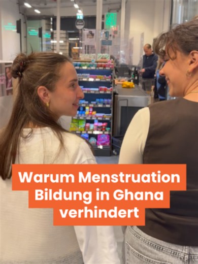 Was hat Menstruation mit #Chancengleichheit zu tun? Mehr, als viele denken. ☝️ Gemeinsam mit @edeka setzen wir uns für bessere Bildungs- und Zukunftschancen für Mädchen und junge Frauen in Ghana ein. #Weltmädchentag #edeka