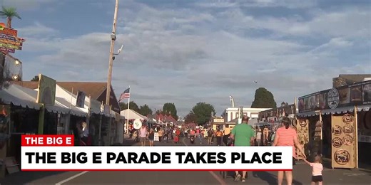 The Big E parade marches through the fairgrounds on Massachusetts Day