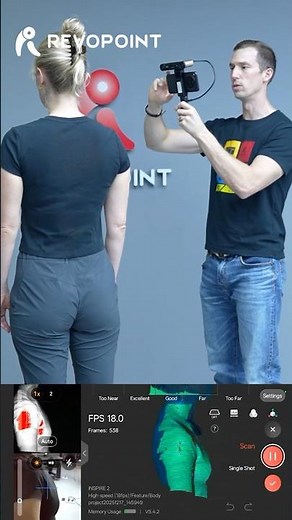 Full Body Scanning Made Easy! | INSPIRE 2 & Revo Mirror #Revopoint