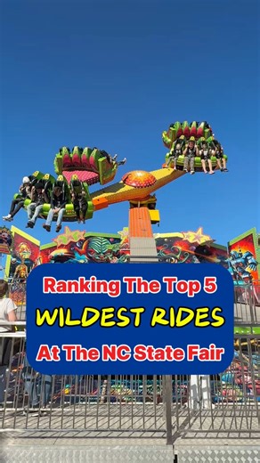Here are the wildest fair rides at the North Carolina State Fair #statefair #fairrides #carnivalrides #ncstatefair | In The Loop