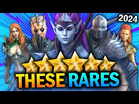 BEST and WORST RARES! Every Rare Champion Reviewed (2024) - Raid Shadow Legends Tier List