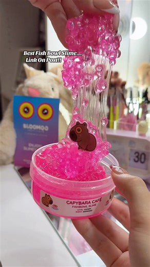 Fishbowl Crunchy SLIME!! #slime #asmr #shorts