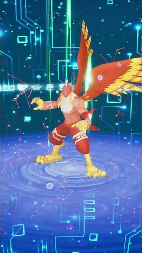 SHOWCASE BIRDRAMON ( GARUDAMON ) ALL LINE EVOLUTION DSR - DIGIMON SUPER RUMBLE