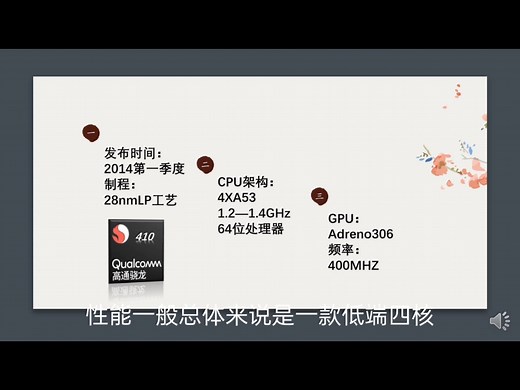 安卓第一代64位手机芯片骁龙410详细解说