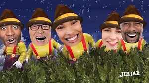 203K views · 1.4K reactions | Rockin' around, the Christmas tree, have a happy holiday. Everyone dancing merrily in the new old fashioned way! Cast yourself and four friends in a rockin Christmas! | JibJab | Facebook