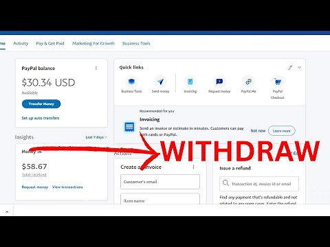 How To Withdraw Money From PayPal 2024 Updated