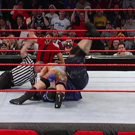 3.2M views · 26K reactions | On this day in 2002, Kane & RVD took on the towering 3 Minute Warning in tag team action on WWE Raw! | WWE | Facebook