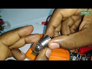 How to use a digital multimeter to test whether an incandescent light bulb lights up | SosaNasa1