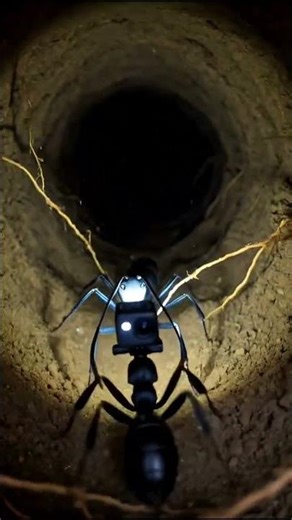 Inside an Ant Colony 🐜 | Micro Camera Journey Into a Black Garden Ant Nest | Real POV Documentary
