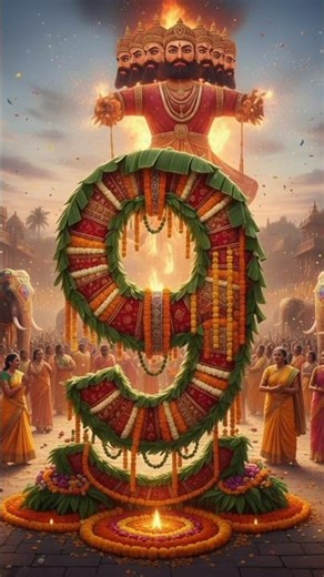 Dasara Festival Special | 9 to 0 Voice Countdown 🎊 #10seconds #countdown #shorts