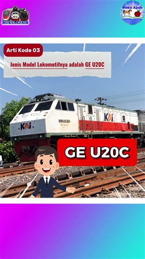 WAW!! Ternyata Kode Unik Lokomotif CC 203 Ada Arti Misterius ?! #shorts #keretaapi #bukuajaib