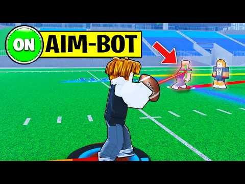 I Used AIM-BOT as a NOOB In NFL Universe Football… (HACKS)