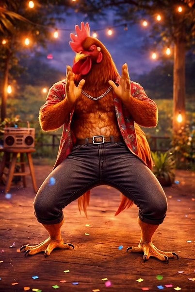 Pepe el gallo que baila #ai #parati #bailando #divertido #latinos