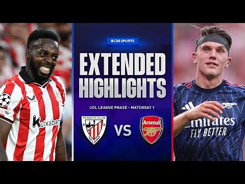 Athletic Club vs. Arsenal: Extended Highlights | UCL League Phase MD 1 | CBS Sports Golazo